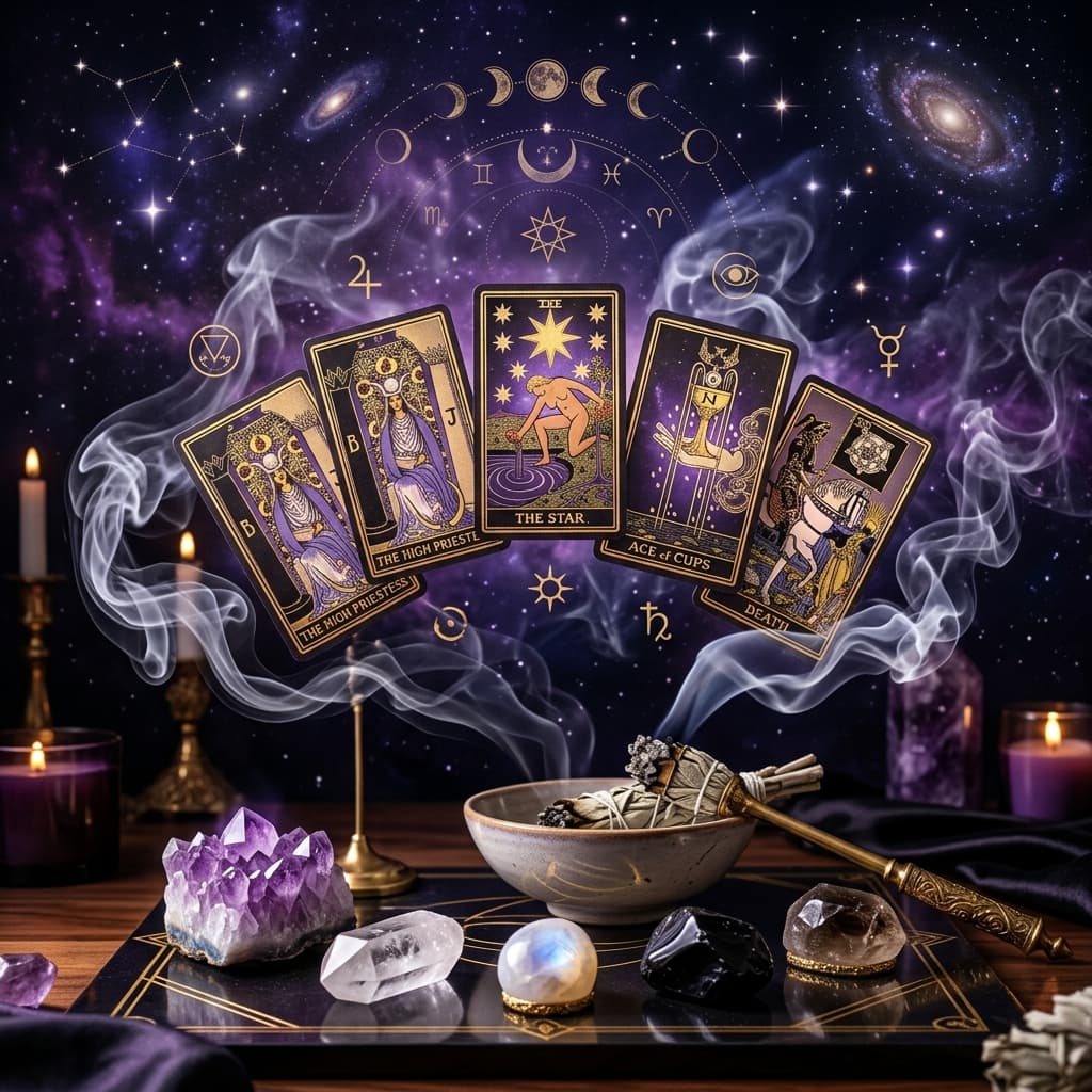 tarot kartlari nasil temizlenir enerji aritma ritueli